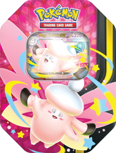CARTE POKEMON - TIN MEGA CHIARODILUNA MEGA CLEFABLE-EX