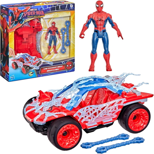 SPIDERMAN BRAND NEW DAY VEICOLO BLAST SPARA RAGNATELE