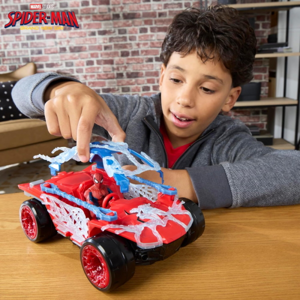 SPIDERMAN BRAND NEW DAY VEICOLO BLAST SPARA RAGNATELE