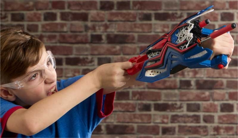 SPIDERMAN MOVIE BOM GUANTO NERF SPARA RAGNATELE