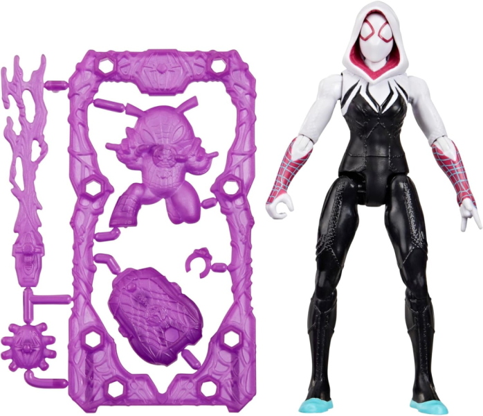 SPIDERMAN ACTION VERSE FIGURE GHOST SPIDER CON ACCESSORI