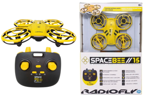 RADIOFLY - SPACEBEE 15 DRONE RADIOCOMANDATO QUADRICOTTERO 2.4 GHZ