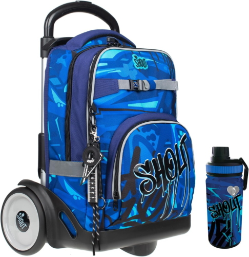 ZAINO TROLLEY SHOUT SPRAY BOY SGANCIABILE D-TOUCH CON BORRACCIA SPRYA BOY