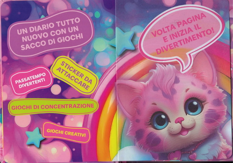 DIARIO AGENDA 10 M DATATO UNICORNO # CARTOTECNICA GIRL SJ GANG