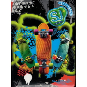 DIARIO AGENDA 10 M DATATO TAVOLA DA SKATE # CARTOTECNICA BOY SJ GANG CARTOTECNICA BOY