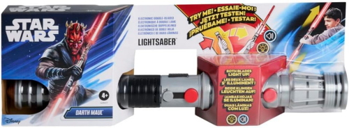 STAR WARS FEATURE LIGHTSABER SPADA LASER DARTH MAUL
