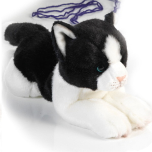 ARCA DI NOE GATTO BIANCO/NERO SDRAIATO