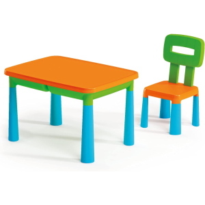 TAVOLO CON SEDIA, MULTICOLOR