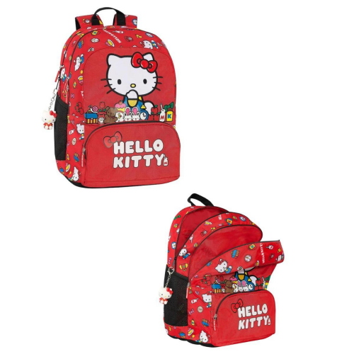 ZAINO SCUOLA ORGANIZZATO HELLO KITTY
