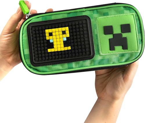 ASTUCCIO BUSTINA OVALE ORGANIZZATO LARGE PIXEL MINECRAFT