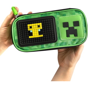 ASTUCCIO BUSTINA OVALE ORGANIZZATO LARGE PIXEL MINECRAFT
