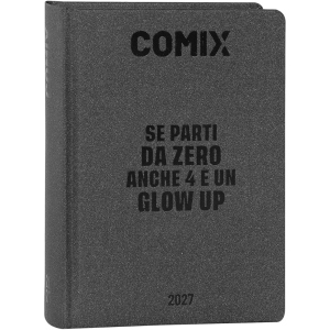 DIARIO AGENDA COMIX 16 MESI MINI CHARCOAL