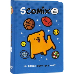 DIARIO AGENDA 16 MESI MEDIUM SCOMIX BLU