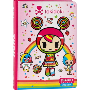 SUPERDIARIO STANDARD DATATO FUXIA TOKIDOKI