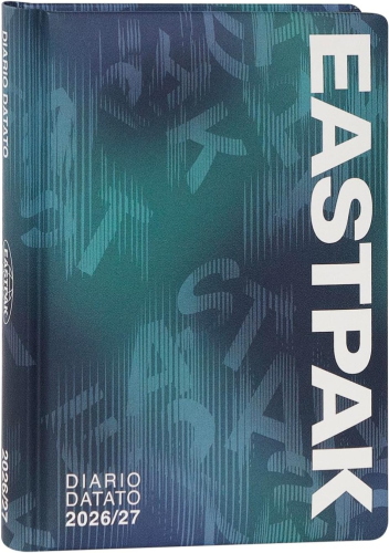DIARIO AGENDA DATATO 13 MESI MEDIUM EASTPAK LETTERDYE BLUE