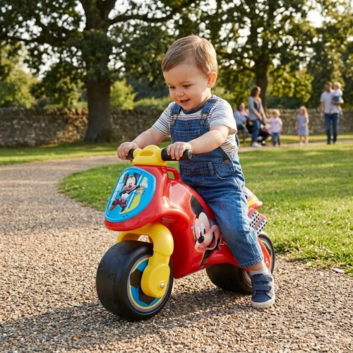 MOTO CAVALVABILE PRIMI PASSI NEOX MICKEY TOPOLINO ROSSA
