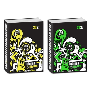DIARIO STANDARD 16 MESI # SUPERSPECIAL FLUO BASTARDIDENTRO AGENDA INT