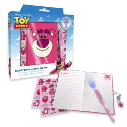 SET DIARIO CON PENNA A INCHIOSTRO MAGICO LOTSO TOY STORY