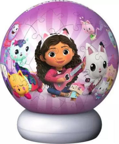 PUZZLE 3D BALL NIGHTLIGHT GABBY'S DOLLHOUSE