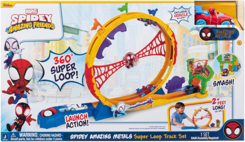SPIDEY AND HIS AMAZING FRIENDS PISTA MACCHININE SUPERLOOP