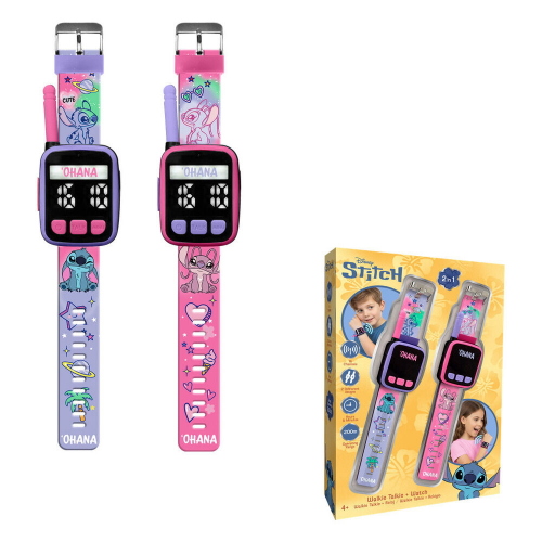 WALKIE TALKIE OROLOGI SET 2 IN 1 LILO & STITCH