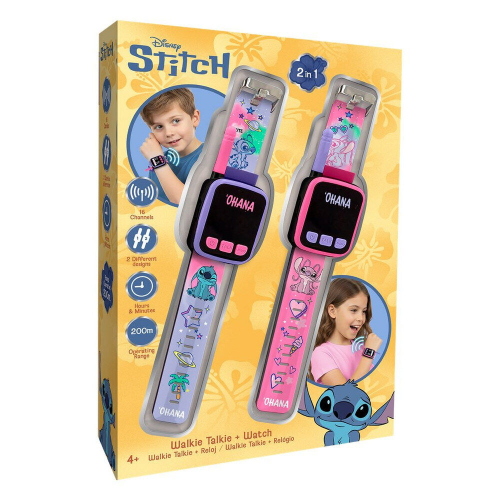 WALKIE TALKIE OROLOGI SET 2 IN 1 LILO & STITCH