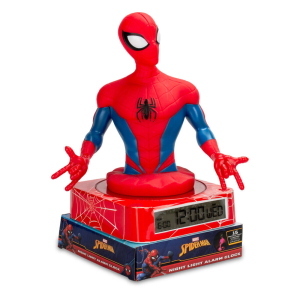 LAMPADA 3D CON OROLOGIO, DATA E SVEGLIA SPIDERMAN