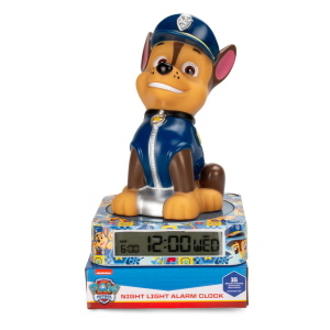 LAMPADA 3D CON OROLOGIO, DATA E SVEGLIA PAW PATROL