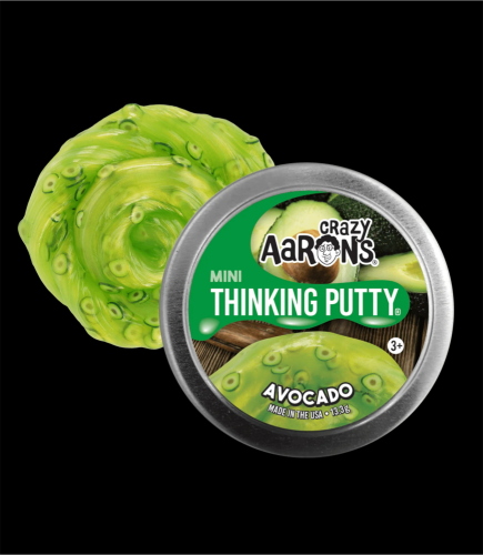 CRAZY AARON'S MINI THINKING PUTTY - PASTA MODELLABILE EFFETTO AVOCADO