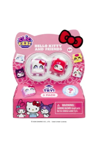CLICKEEZ HELLO KITTY & FRIENDS - 3 PACK