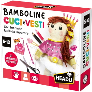 BAMBOLINE CUCI E VESTI CON TECNICHE FACILI DA IMPARARE - 4-8 ANNI