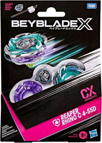 BEYBLADE BBX CX STARTER PACK TOP - REAPER RHINO C 4-55D