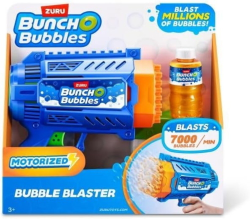 BUNCH O BUBBLES - PISTOLA BOLLE DI SAPONE MOTORIZZATA BUBBLE GUN LARGE