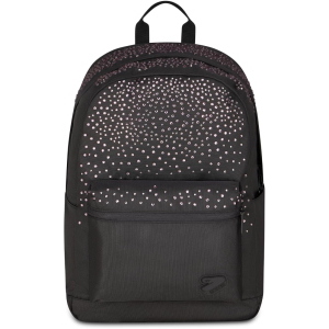ZAINO ROUND SEVEN GLITZYCUTE NERO CON STRASS ROSA