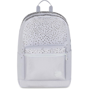 ZAINO ROUND SEVEN GLITZYCUTE BIANCO CON STRASS ARGENTO
