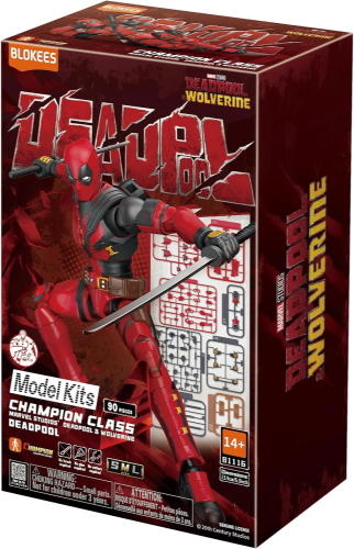 BLOKEES - MARVEL HEROES - CHAMPION CLASS - DEADPOOL - 86 PCS