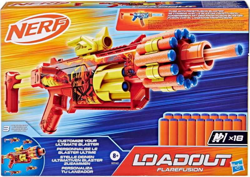 NERF LOADOUT BLASTER FUCILE FLAREFUSION