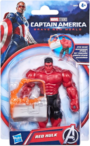 CAPTAIN AMERICA MOVIE BRAVE NEW WORLD RED HULK ROSSO  10 CM