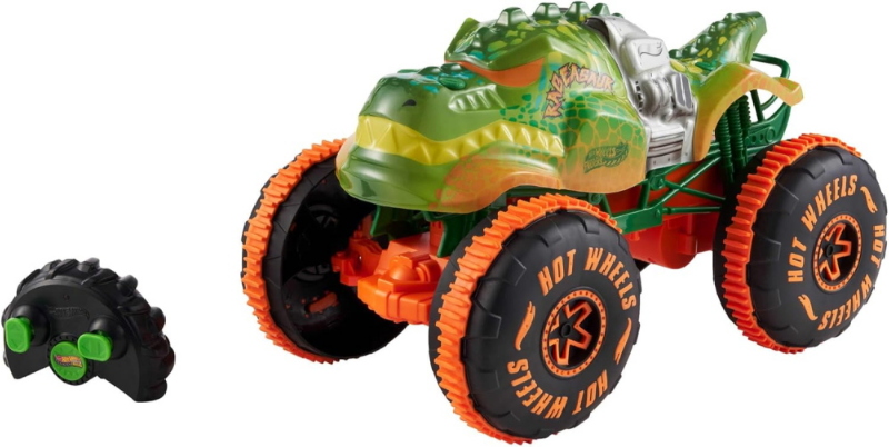HOT WHEELS MONSTER TRUCKS 1:15 RAGEASAUR RC