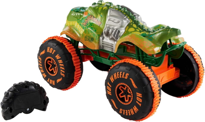 HOT WHEELS MONSTER TRUCKS 1:15 RAGEASAUR RC