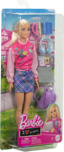 BARBIE BAMBOLA CON ACCESSORI PER LA SCUOLA