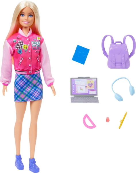 BARBIE BAMBOLA CON ACCESSORI PER LA SCUOLA