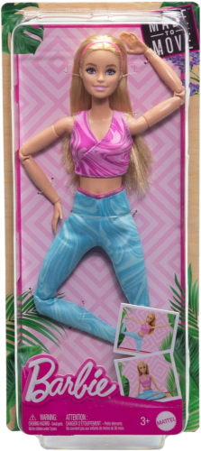BARBIE BAMBOLA SNODATA MADE TO MOVE DOLL YOGA