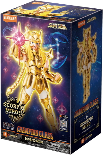 BLOKEES - SAINT SEIYA - CHAMPION CLASS - SCORPIO MIRO - 44 PCS SCORPIONE