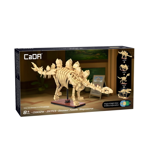 CADA - FOSSILI DI DINOSAURO STEGOSAURO - 297  PCS