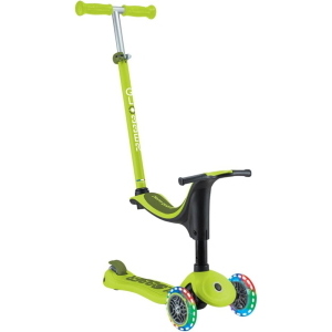 GLOBBER - MONOPATTINO EVOLUTIVO GO-UP SPORTY LIGHT - LIME GREEN-KHAKI GREEN