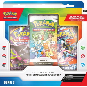 CARTE POKEMON - COLLEZIONE ILLUSTRAZIONE PRIMI COMPAGNI D'AVVENTURA SERIE 3 DISPONIBILE DAL 07 AGOSTO