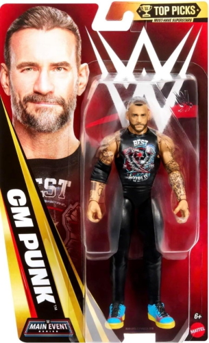 PERSONAGGIO WWE TOP CAMPIONI WRESTILING CM PUNK