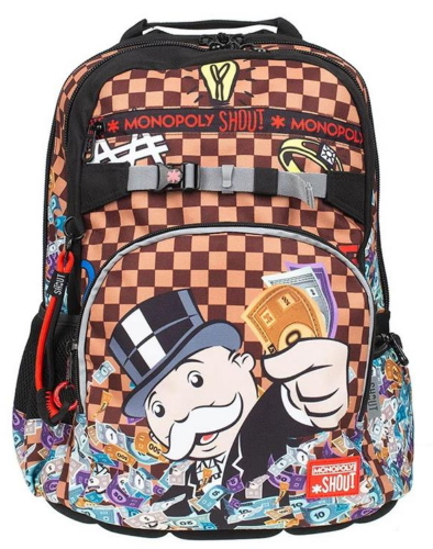 ZAINO SHOOT HEAVY WEIGHTER CON CLIP-ON MONOPOLY