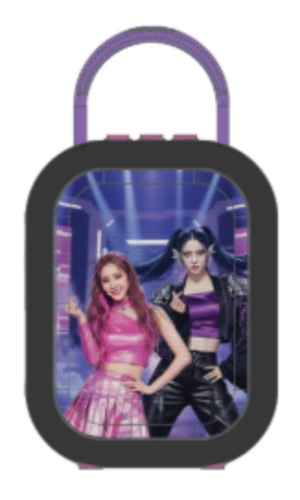CASSA BLUETOOTH KARAOKE K-POP DEMON HUNTERS ACADEMY CON 2 MICROFONI WIRELESS